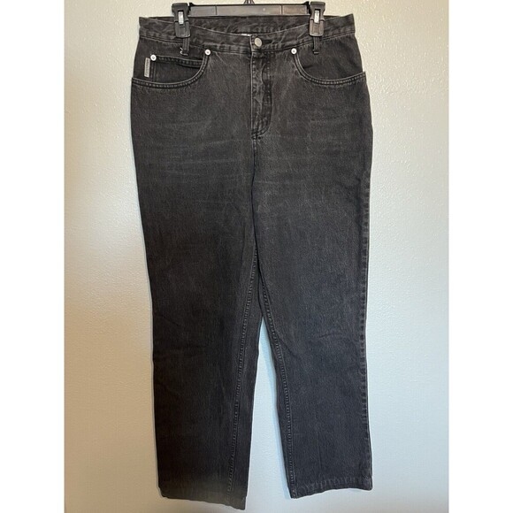 Vintage Pendleton Womens Black Straight Leg Jeans Size 14 - Picture 1 of 8